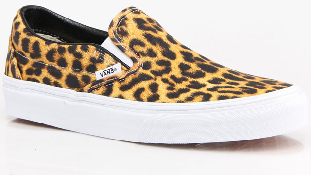 slip on leopard vans