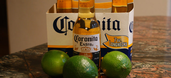 Drink Corona Beer With Salt and Lime