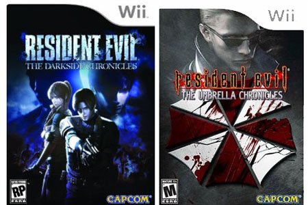 Nintendo Wii Resident Evil The Umbrella & Darkside Chronicles