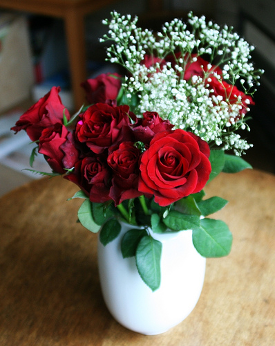 Roses in a Vase