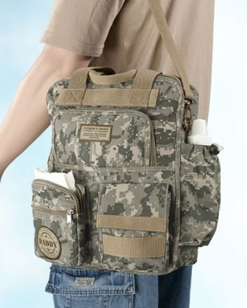 Lillian Rose Military Diaper Bag