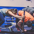 Woman and Men Doing CrossFit