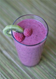 Kiwi-Raspberry-Smoothie