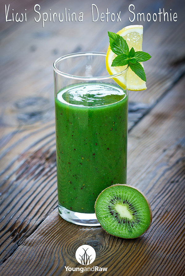 Kiwi-Spirulina-Smoothie