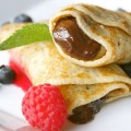 Plate of Nutella Crepes