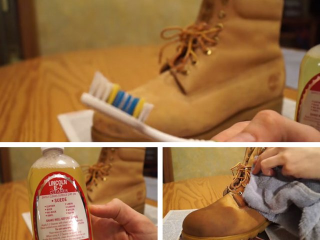 how to clean timberlands