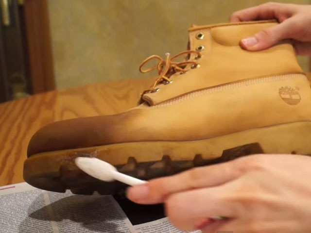 best way to clean suede timberland boots