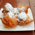 Beignets on a plate