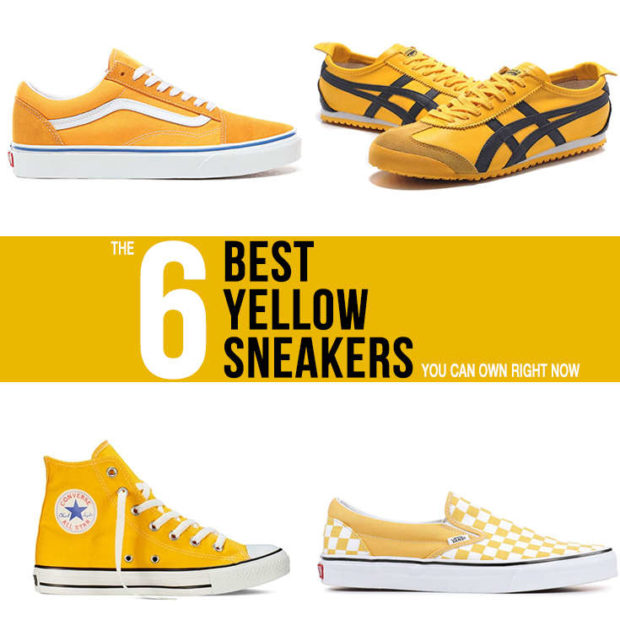 apl yellow sneakers