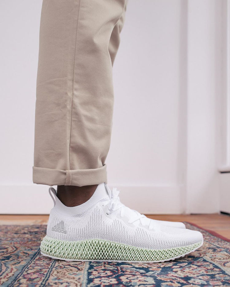 Adidas Alphaedge 4D on Feet With Brown Pants