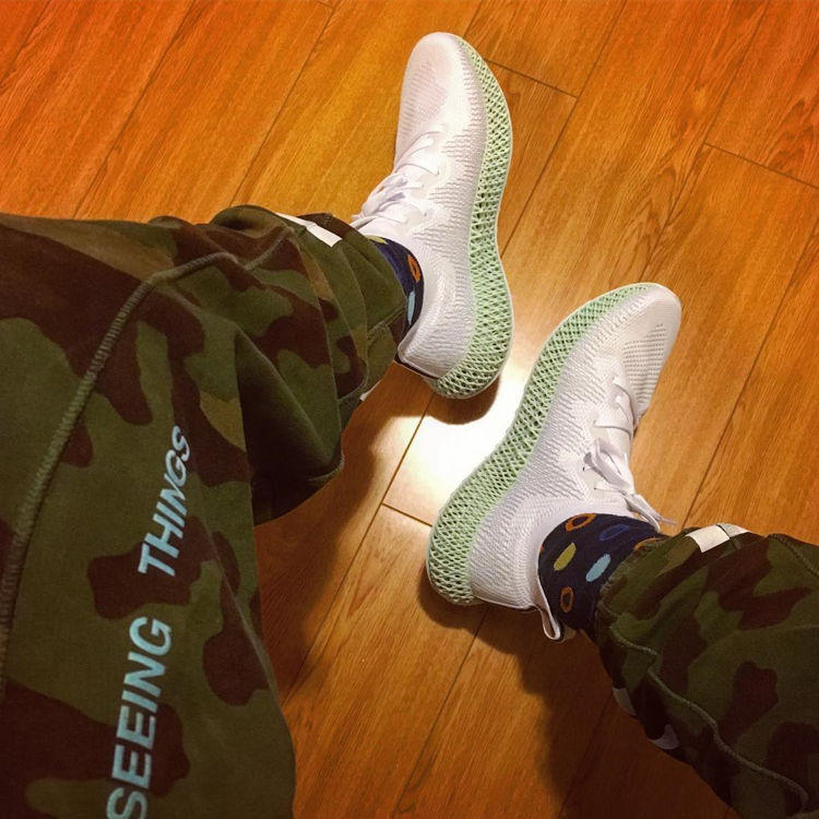 Adidas Alphaedge 4D on Feet With Camo