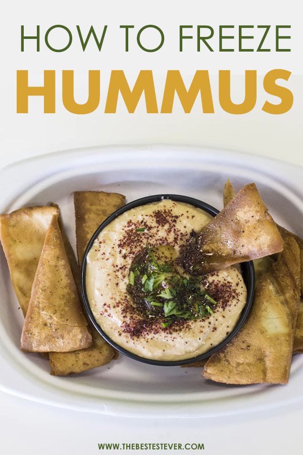 Hummus in a Plate With Pita Chips