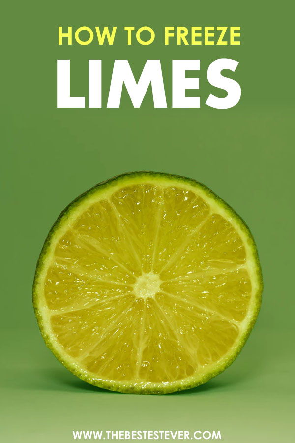 A Lime Cut in Two, Standing Vertically