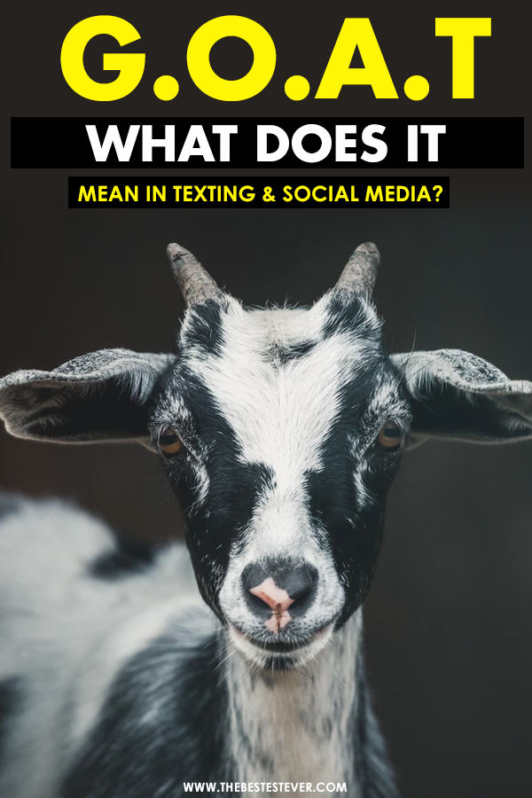 What Does GOAT Mean?