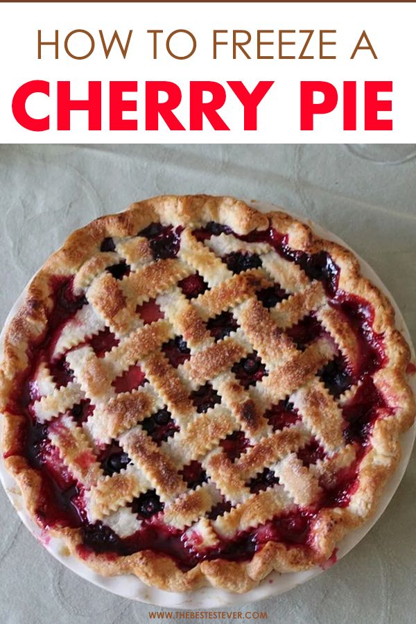 How to Freeze a Cherry Pie: A Step-By-Step Guide