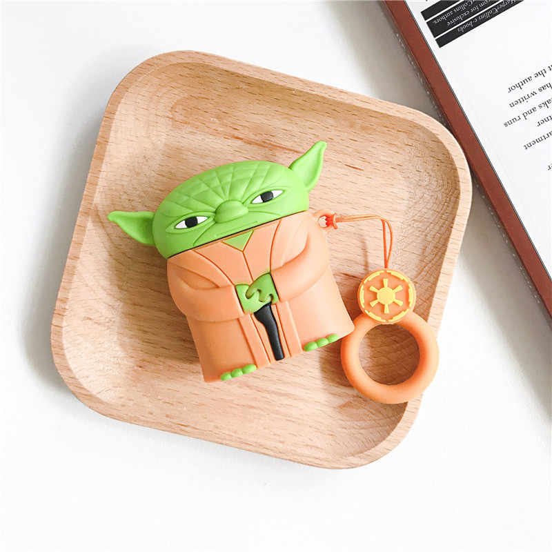 Yoda Airpod Case on a Table