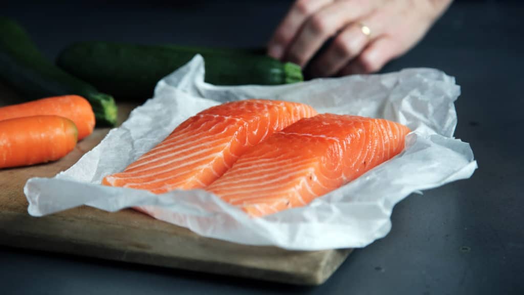 Defrost Salmon Overnight in the Refrigerator