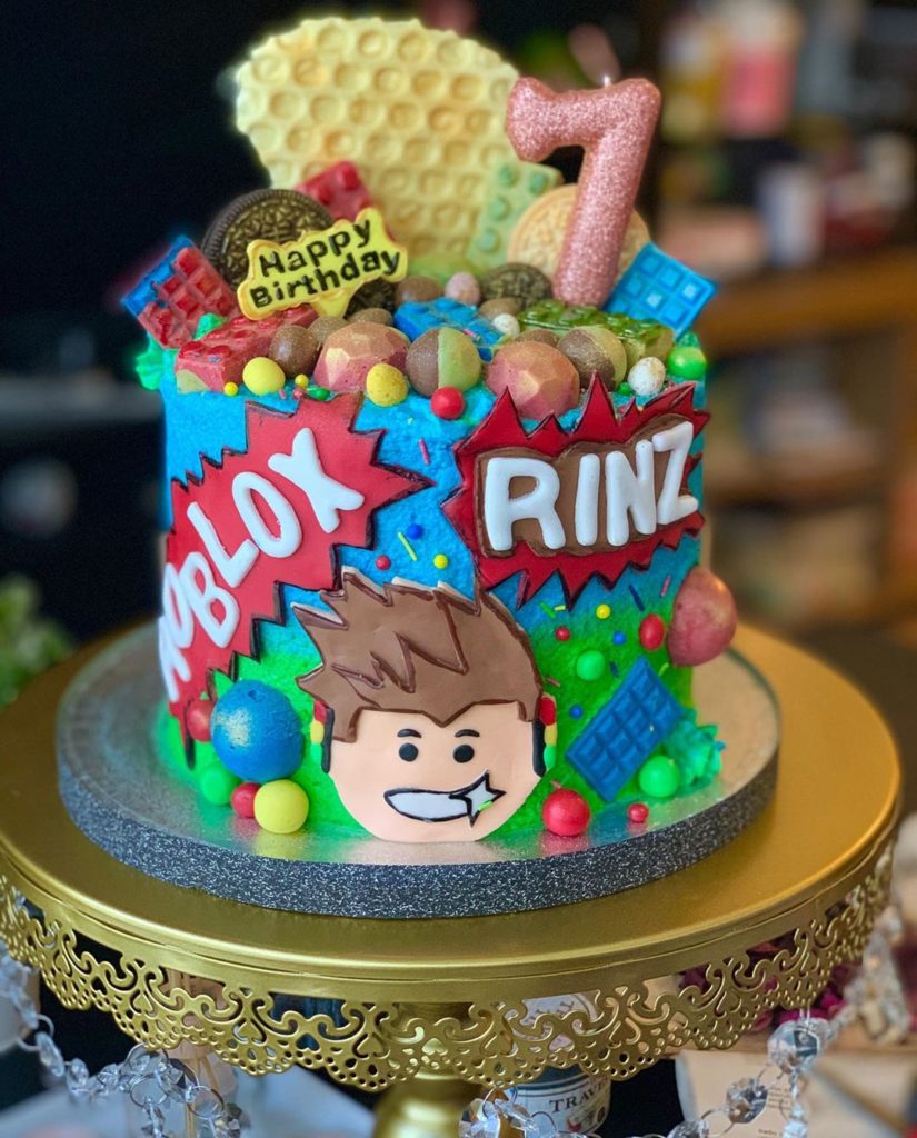 Adorable Roblox Boy Cake A Wholesome Gaming Celebration