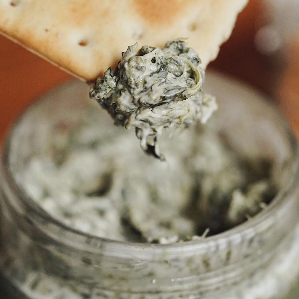 Spinach Dip in a Jar