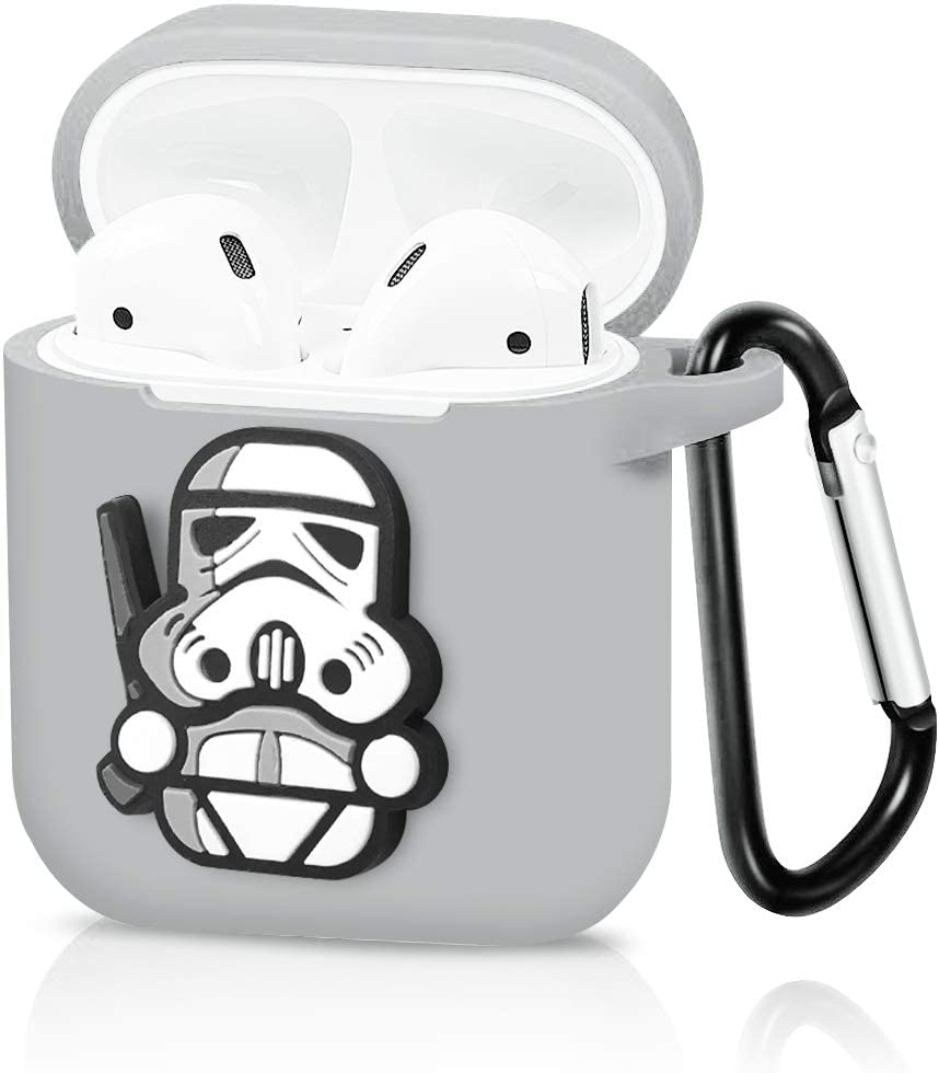 Grey Storm Trooper Airpod Case