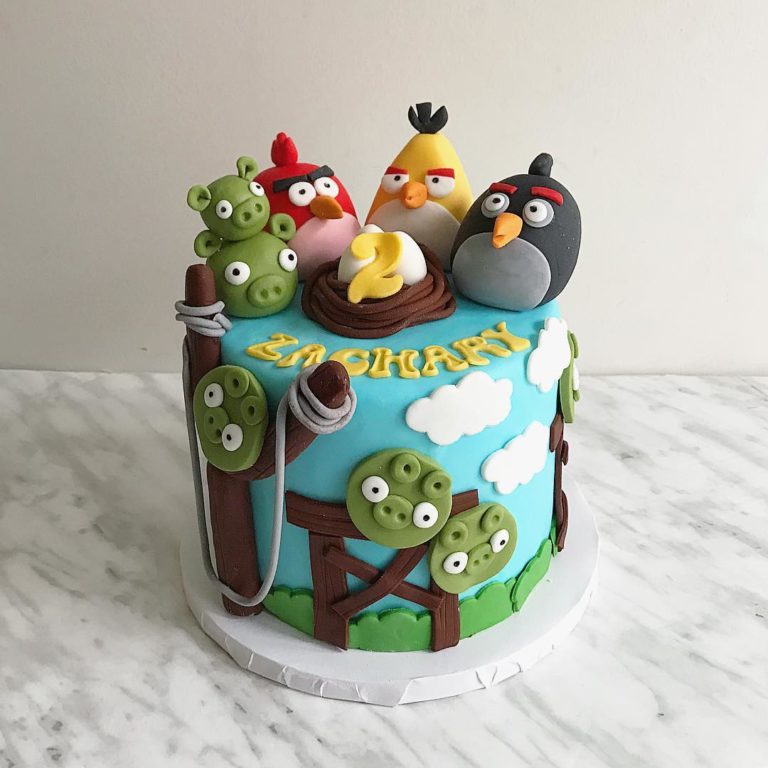 15 Angry Birds Birthday Cake Ideas (These Cakes are Epic!)