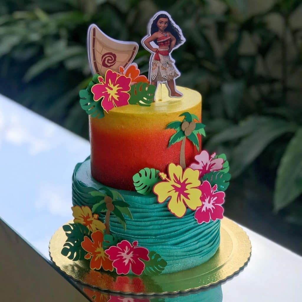 Baby Moana Happy Birthday Edible Image Cake Toppers Birthday Cake Decoration  Tropical Islander Design Edible Cake Topper - Walmart.com