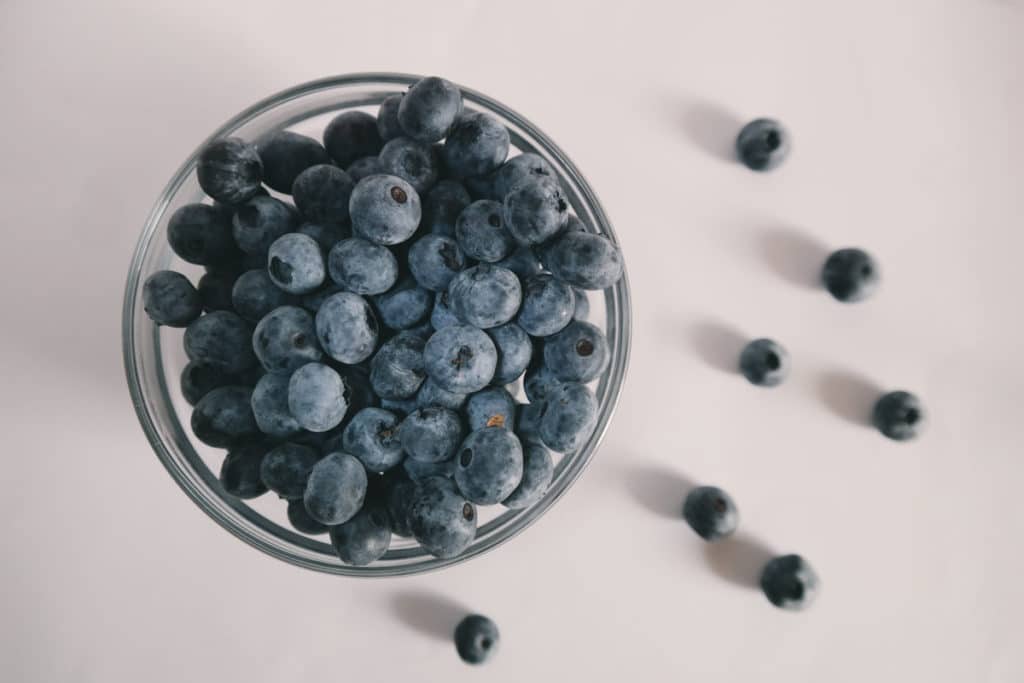 Blueberries in a bowl