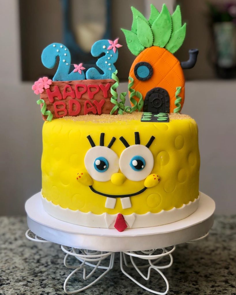 15 Cool &amp; Quirky Spongebob Cake Ideas &amp; Designs