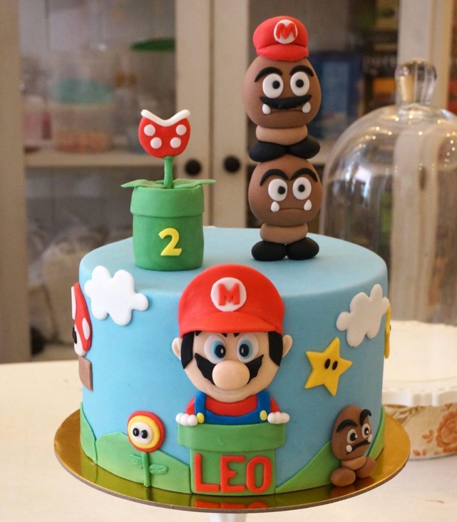 15 Amazing & Cute Super Mario Cake Ideas & Designs