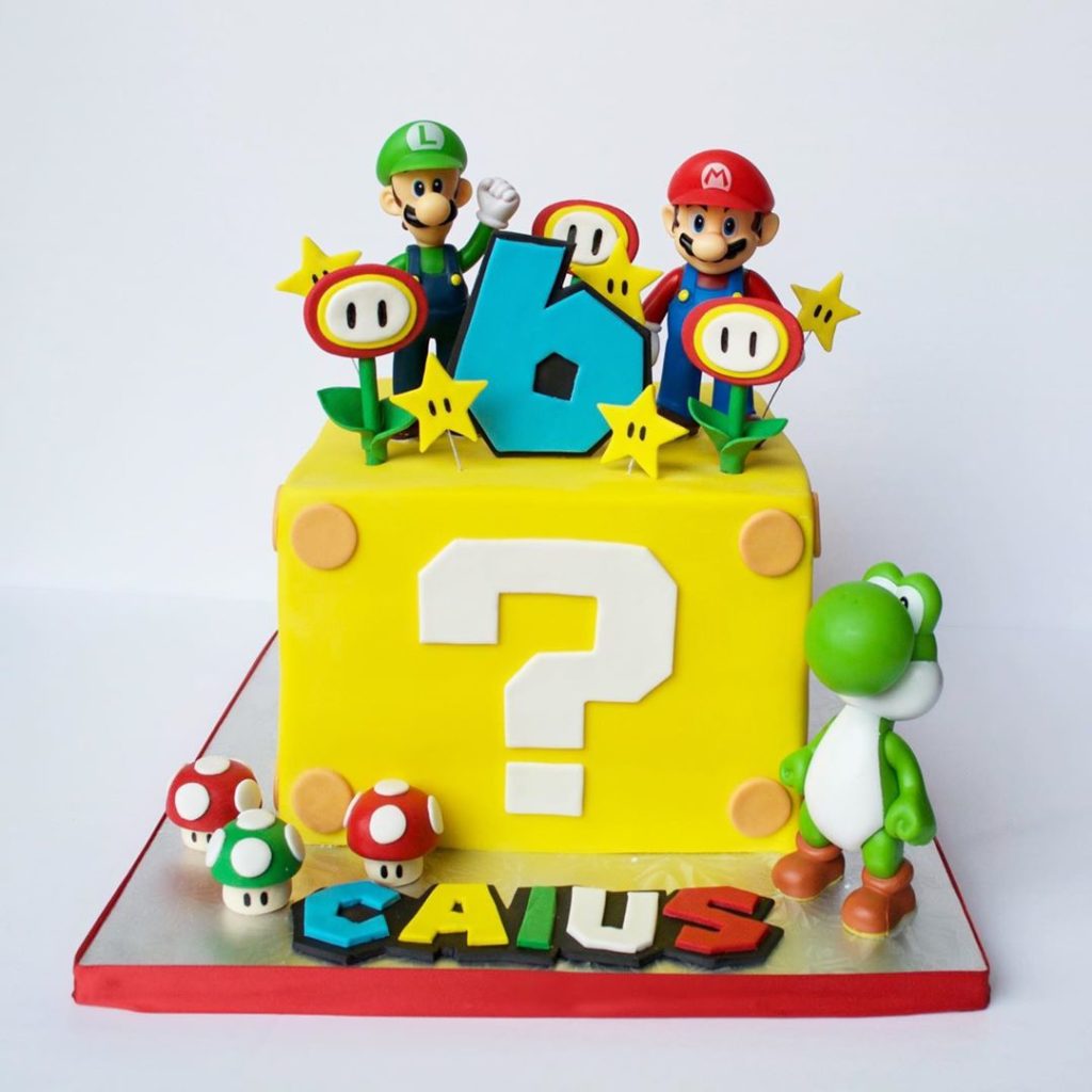 Super Mario Bros Cake Ideas