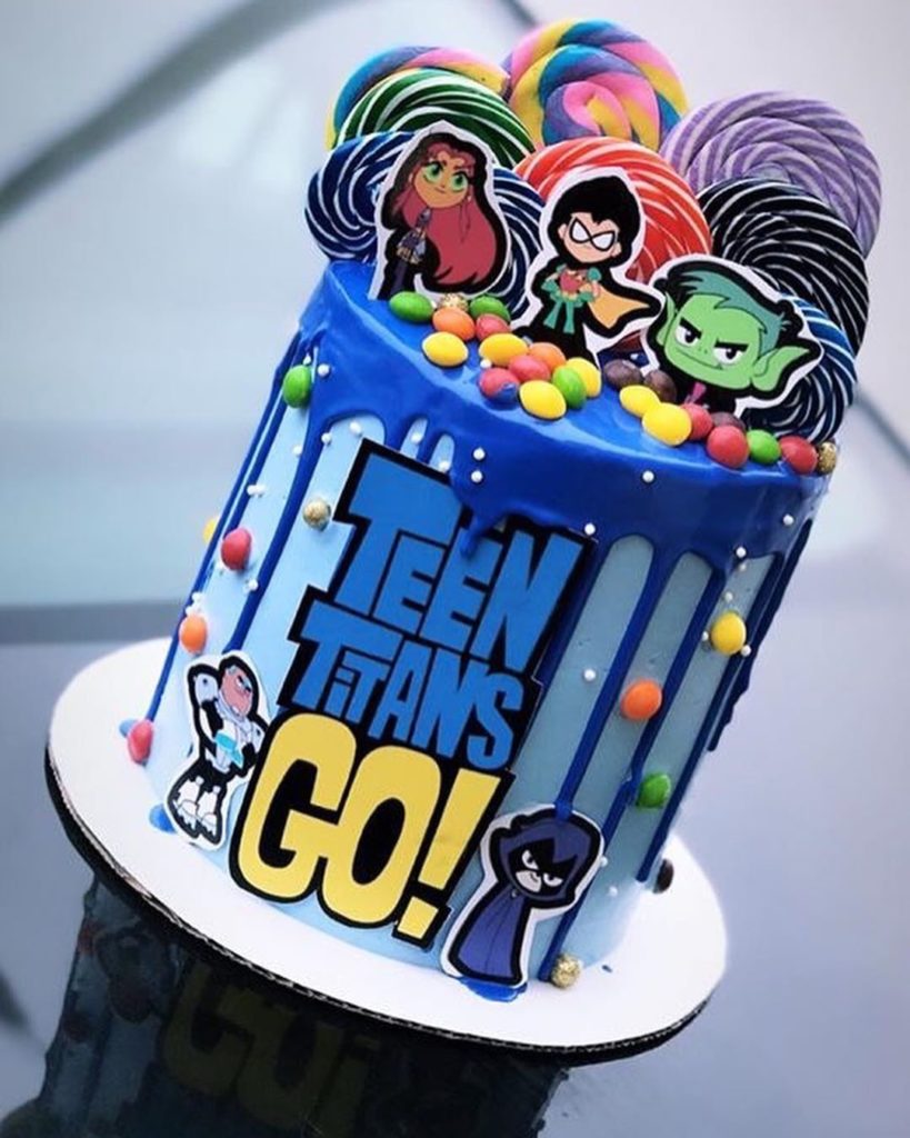 Teen Titans Go Birthday Cake Ideas