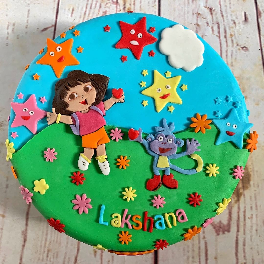 Dora Birthday Cake | Dora celebrates the birthday girl! | The Cake Chic |  Flickr