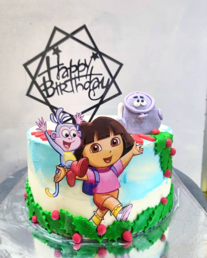 Dora The Explorer Theme Cake | islamiyyat.com