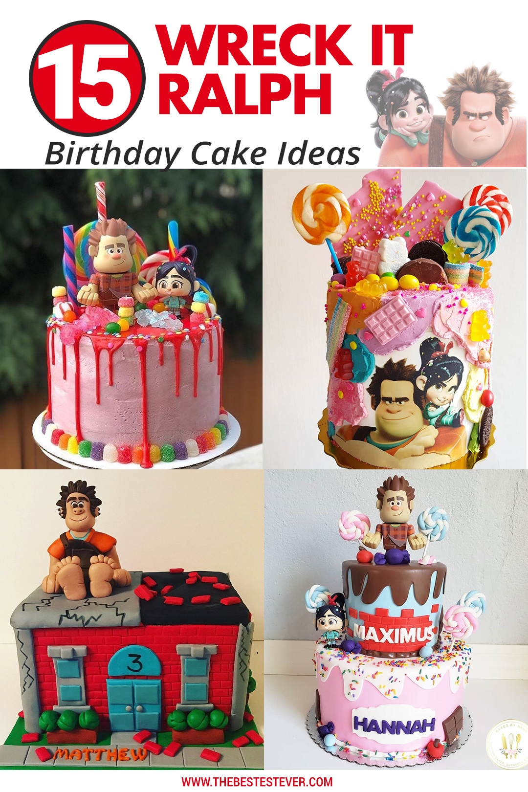 15 Amazing Wreck It Ralph Cake Ideas And Designs Thatll Blow Your Mind 