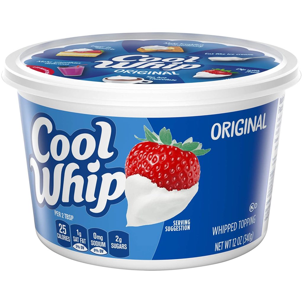 Tub of Cool Whip