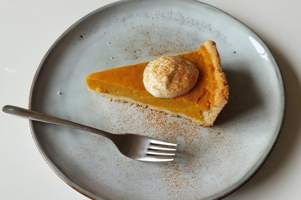 Reheating a Slice of Pumpkin Pie: