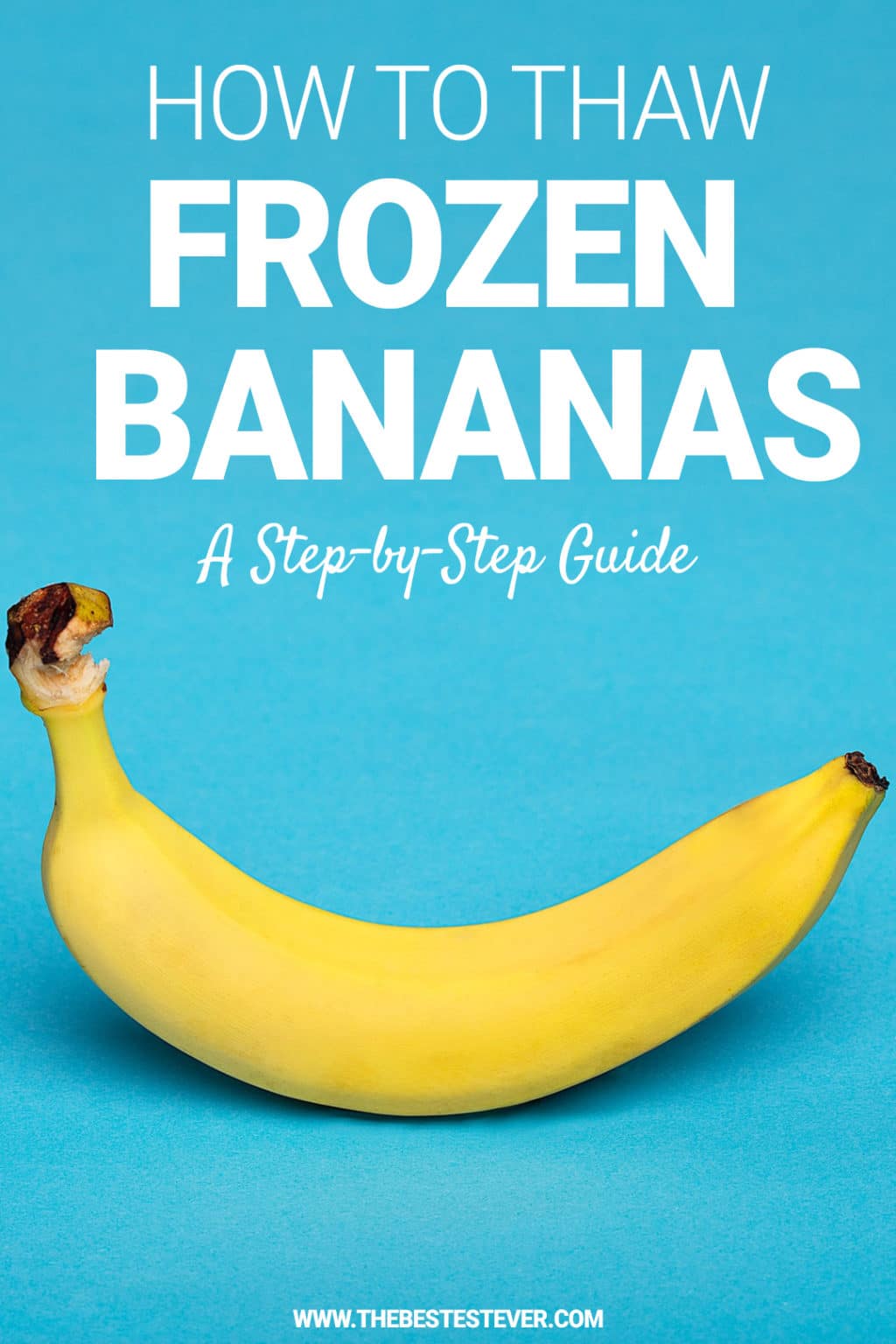 How to Thaw Frozen Bananas in Qucik & Easy Steps