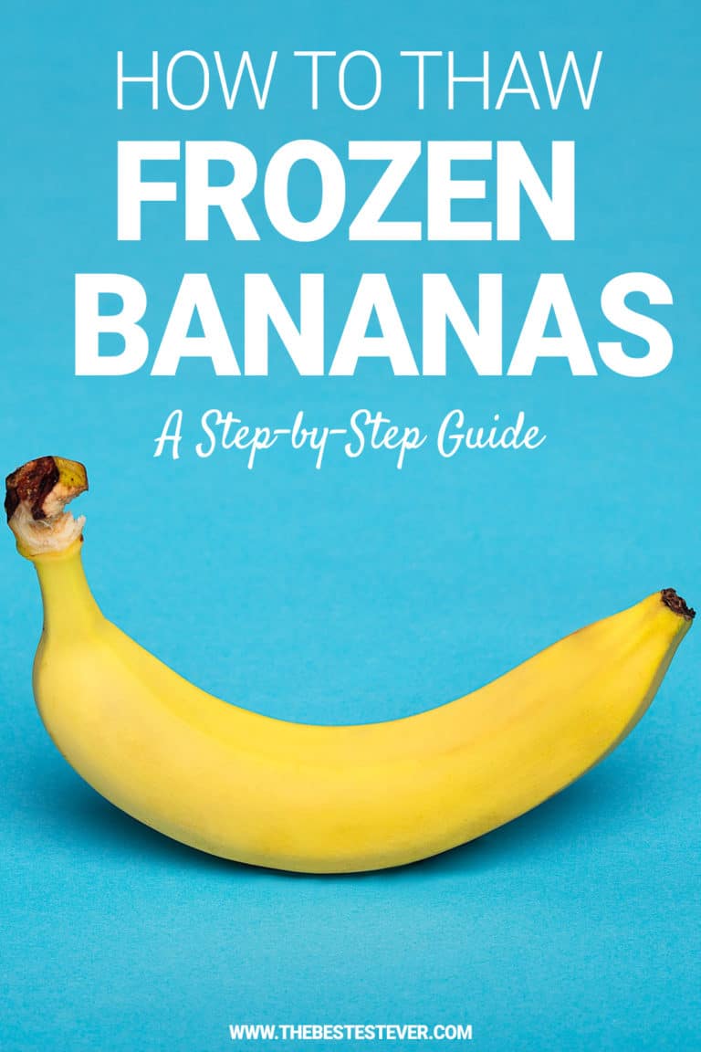 How to Thaw Frozen Bananas in Qucik & Easy Steps