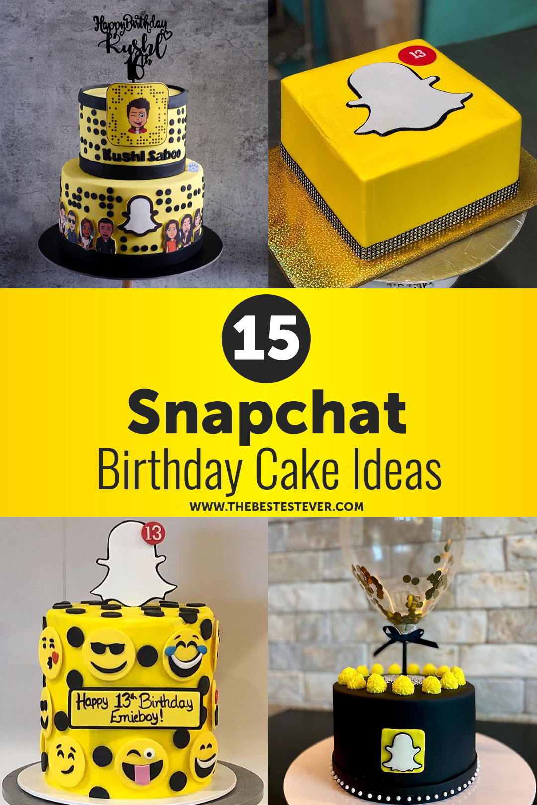 15 Snapchat Cake Ideas & Designs That Will Blow Your Mind