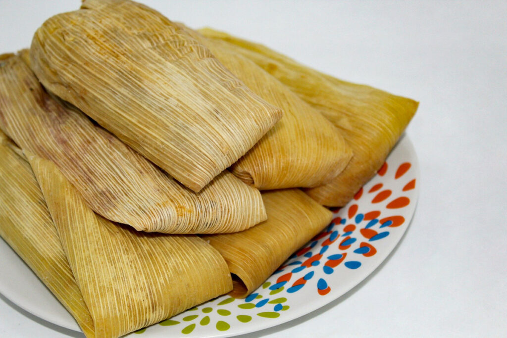 Tamales in a plate