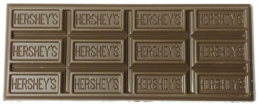 A Hershey's Chocolate Bar