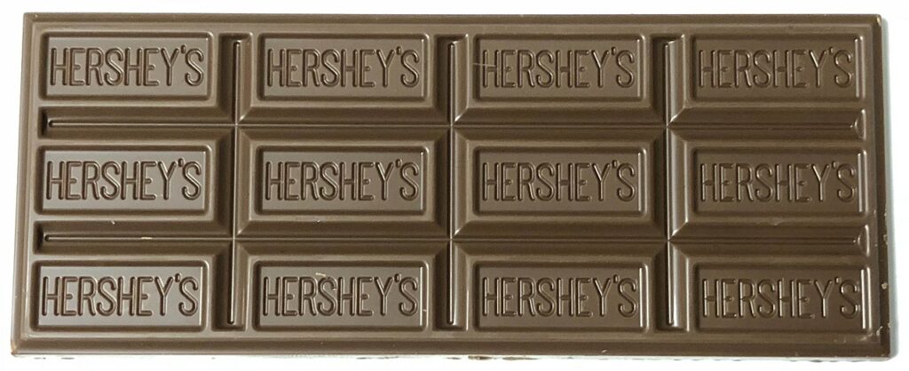 A Hershey's Chocolate Bar