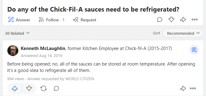 Does Chick-Fil-A Sauce Need to Be Refrigerated?