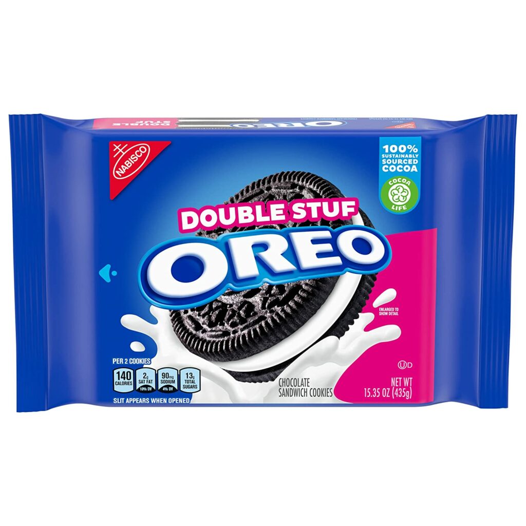 How many Oreos in a pack of Double Stuff