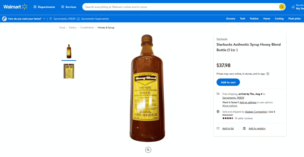Buy Honey Blend on Walmart