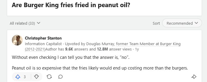 Does Burger King Use Peanut Oil?