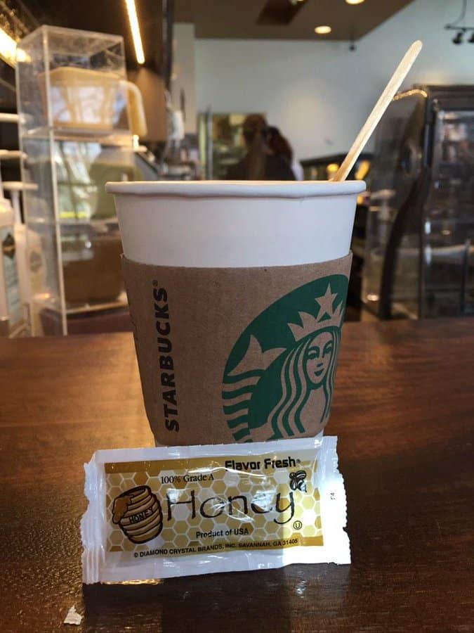 Starbucks Honey Packet vs Honey Blend