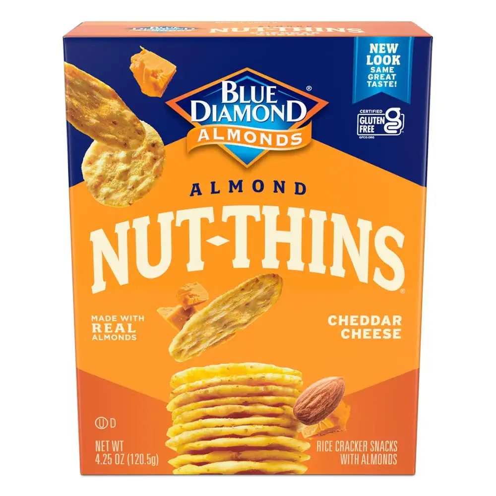 Blue Diamond Almonds Nut Thins Cheddar Cheese