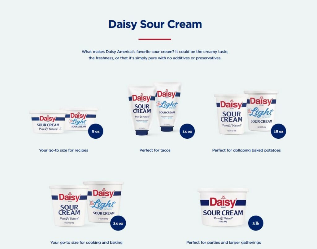 Chipotle Sour Cream is Made by Daisy