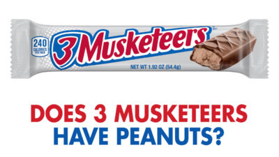 Does 3 Musketeers Have Peanuts?